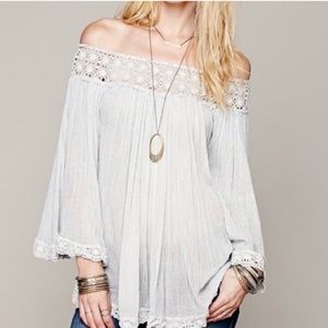 Jens’ Pirate Booty for Free People White Off the Shoulder Crochet Top